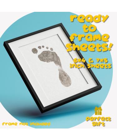 Inkless Baby Hand and Footprint Kit - Newborn Handprint Kit with 8 Sheets and 2 Towelettes - Buy Online on GoSupps.com