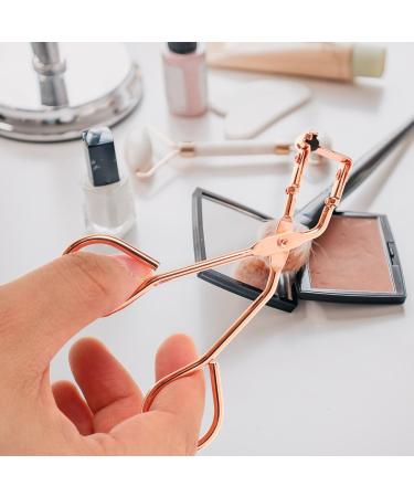 SEWACC Eyelash Curler - No Pinching Mini Lash Curler for Precision Curling | Dramatic Lash Tool in Rose Gold - Perfect for Inner & Outer Corners | Shop Internationally - Buy Online on GoSupps.com