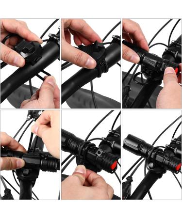 BESPORTBLE Universal Flashlight Mount for Bicycles - 2pcs Bike Flashlight Holder - International Shipping Available - Buy Online on GoSupps.com