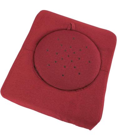 Moxibustion Cushion Set - Linen Sponge Filling Smoke Protection Slopes Easy to Clean Red Shockers for Stomach Relief | International Shipping - Buy Online on GoSupps.com
