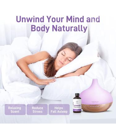 ASAKUKI Lavender Oil 4 Fl. Oz - Natural Therapeutic Grade Essential Oil for Diffuser, Home, Candle & Soap Making - YAHIME Infinite Series - Buy Online on GoSupps.com