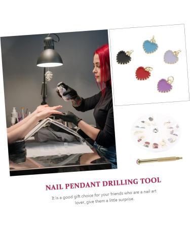 Healeved 5 Sets Nail Pendant 3D Nail Art Decal Nail Rhinestones Nail Art Jewelry Nail Tools False Nails Gems for Nails Gemstones for Nails Glitter Nail Stud Alloy Accessories Manicure - Buy Online on GoSupps.com