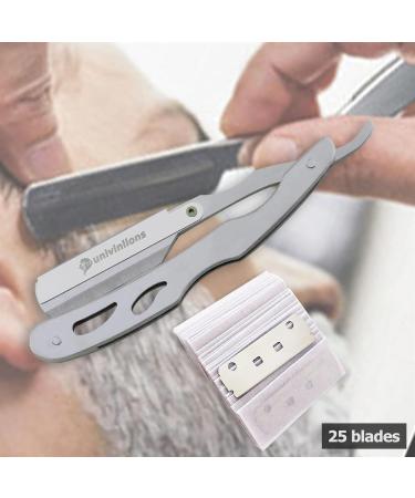 Professional Stainless Steel Shaving Razor with 25 Blades - Ultimate Hair Removal Tool for Men & Women | International Shipping Available - Buy Online on GoSupps.com
