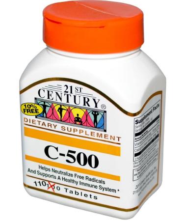 21st Century Vitamin C 500Mg 110 Ct (2 Pack)