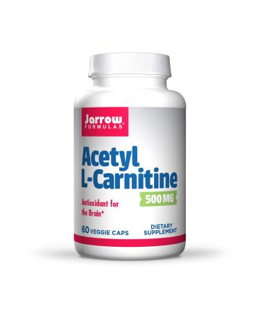 Jarrow Formulas Acetyl L-Carnitine 500 mg 60 Veggie Caps