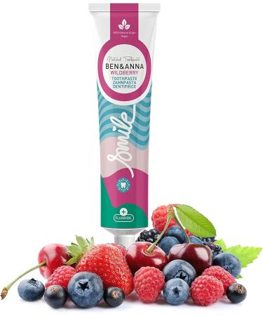 Ben&Anna Organic Fluoride Toothpaste Set | Vegan Microplastic-Free 100% Natural | 6 x 75ml - Buy Online on GoSupps.com
