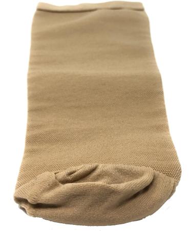 Truform-OTC 0832-M Below Knee Stump Shrinker Compression Sleeve with Ventilation - Beige, Medium (12-16 Calf) - Amputee Care - Buy Online on GoSupps.com