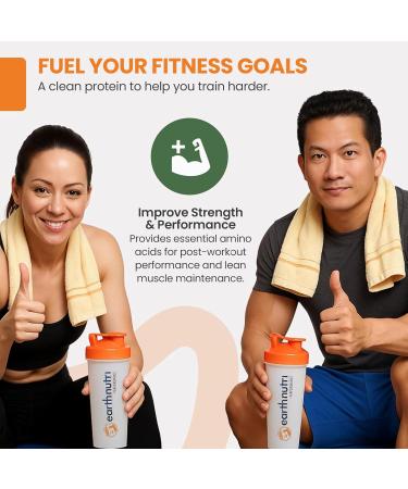 EarthNutri - Egg White Protein Powder Supplement for Pre Intra or Post Workout 26g of Protein Per Serving Supports Muscle Strength & Recovery No Artificial Additives - Cookies 20 Servings (640g) Cookies & Cream - Buy Online on GoSupps.com