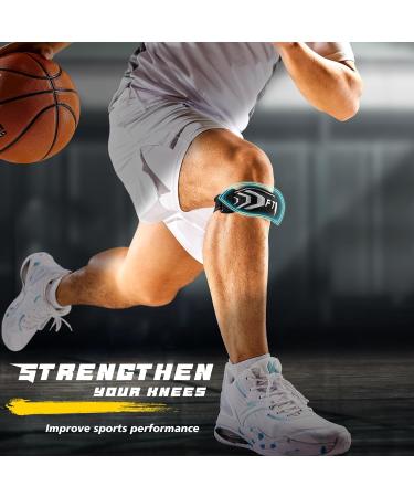 FREETOO Patella Tendon Knee Strap - Shock-Absorbing Knee Brace for Men & Women - Knee Pain Relief Support for Sports - Black L/XL - Buy Online on GoSupps.com