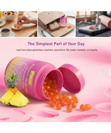 Premium Feminine Balance Gummies for Women - 60 Gummies Hawaiian Pineapple Flavor - with Probiotics & Vitamin C - Supports Feminine Wellness & Healthy Balance - Gluten Free Vegan(30 Servings)(Q2) - Buy Online on GoSupps.com