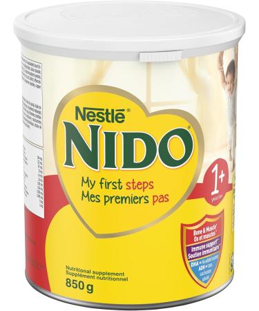 NESTL NIDO 1+ Milk Flavour Nutritional toddler drink 850 gram - Buy Online on GoSupps.com