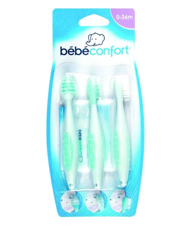 B b confort Set of 3 Toothbrushes with Case - Sailor Blue | Best International Shipping - Buy Online on GoSupps.com