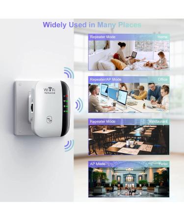 WiFi Extender Signal Booster up to 3000sq.ft | 28 Devices | Repeater with Ethernet Port | Access Point | Alexa Compatible - Buy Online on GoSupps.com