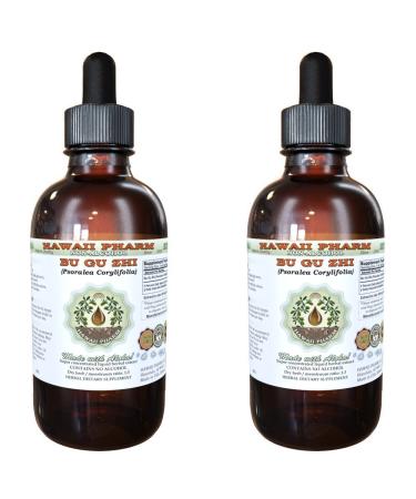 Bu Gu Zhi Alcohol-Free Liquid Extract Bu Gu Zhi Psoralea (Psoralea Corylifolia) Fruit Glycerite Hawaii Pharm Natural Herbal Supplement 2x4 oz 8 Fl Oz (Pack of 1)