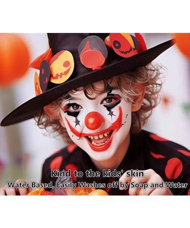 Go Ho White Face Paint Stick - Non-toxic Easily Washable Halloween Makeup for Cosplay Zombie Skeleton & Clown Looks - Buy Online on GoSupps.com