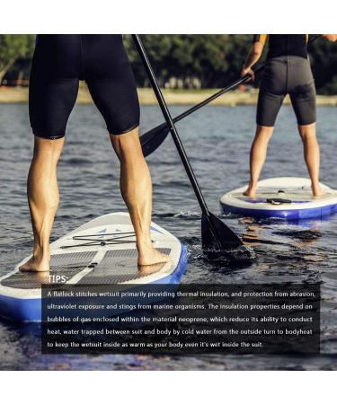 Mens 3mm Shorty Wetsuit | Women's Full Body Front Zip Diving Suit | Ideal for Diving, Snorkeling, Surfing, Swimming | Medium Size - Buy Online on GoSupps.com