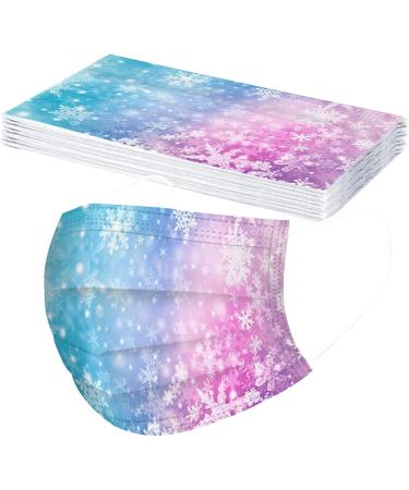 Honian 50PC Christmas Disposable Face_Mask for Adults with Holiday Winter Theme Cute Colored Design 3ply Breathable for Women Men (#25 Christmas Disposable Face_mask) - Buy Online on GoSupps.com