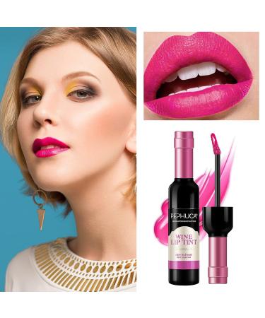 PEPHUCA Wine Lip Tint - 6 Colors Long Lasting Waterproof Matte Lipstick - Gift for Girls & Women - Buy Online on GoSupps.com