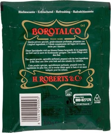  Italian Gourmet E.R. Roberts Borotalco Pack of 20 Refreshing Absorbent Powders 100g + Gourmet Italian Polpa 400g - Buy Online on GoSupps.com