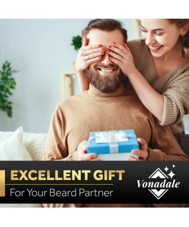 Vonadale Beard Pencil Filler 2 Pack - Waterproof Beard & Eyebrow Pen Kit for Men - Long Lasting Coverage - Bristle Brush Included (Dark Brown/Black) - Buy Online on GoSupps.com