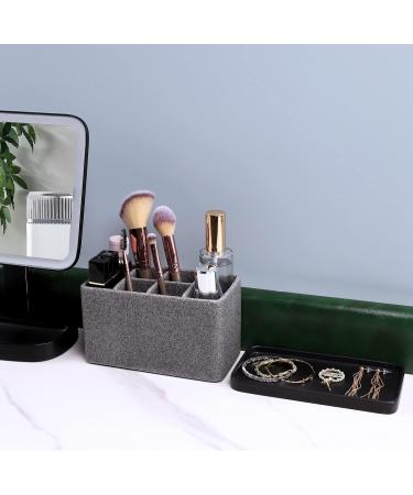 ZCCZ Large Toothbrush Holder - Stylish Gray Granite Bathroom Organizer for Electric Toothbrush Cosmetics & More - Buy Online on GoSupps.com