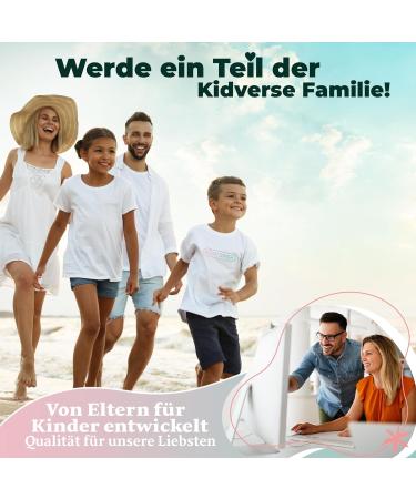 Kidverse Reusable Swimming Diaper for Babies 0-3 Years | Skin-Friendly Adjustable Size Includes Carrying Bag & Laundry Net - Palms Blue - Buy Online on GoSupps.com