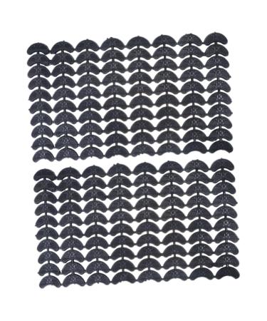 Gatuida 80 Pairs Black Boot Heels Anti-Slip Shoe Stick Pad Anti Slip Shoe Stickers Shoes Inserts for Women Forefoot Pads for Women High Heel Cushion Tap Shoes Women's High Heels