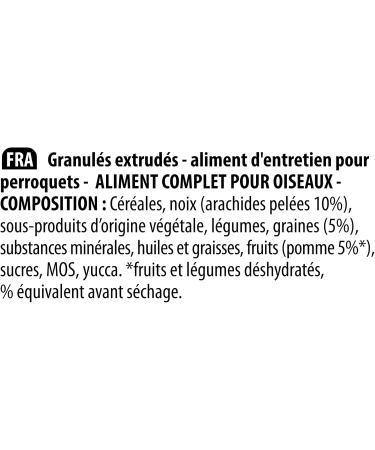 Buy VERSELE-LAGA NutriBird P15 Tropical 10kg - Multi-Coloured Extruded Pellets for Parrots - Premium Maintenance Food - International Shipping Available - Buy Online on GoSupps.com