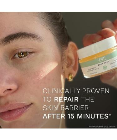 REN Clean Skincare Evercalm Overnight Recovery Balm - Skin Barrier Protection for Rosacea & Sensitive Skin - 1 Fl Oz - Buy Online on GoSupps.com