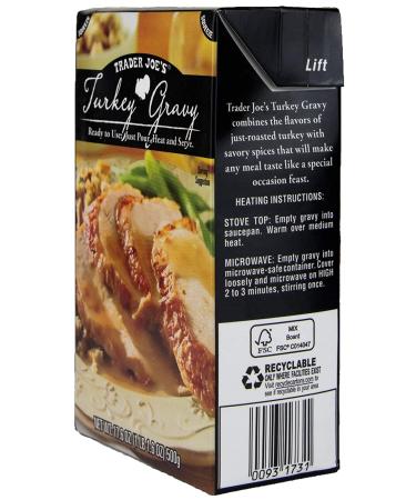 Trader Joe's Turkey Gravy 17.6 Oz. - Set of 3 Boxes - Buy Online on GoSupps.com