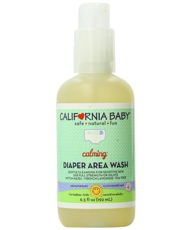 California Baby Calming Diaper Area Wash/Spray (6.5 ounces) Gentle Intimate Spray Cleaning |Gently cleans and soothes | Calming, Alcohol-Free