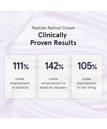 ONE THING Peptide Retinal Cream Vitamin A Faster Acting than Retinol Retinaldehyde Anti Aging Face Cream Smooths Wrinkles Refines Pores and Improves Elasticity Korean Skincare 1.85 fl.oz 55ml - Buy Online on GoSupps.com