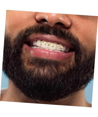 HAPINARY Hip Hop Teardrop Drip Teeth Caps Gold Plated Teeth Caps for Event Costumes - Buy Online on GoSupps.com