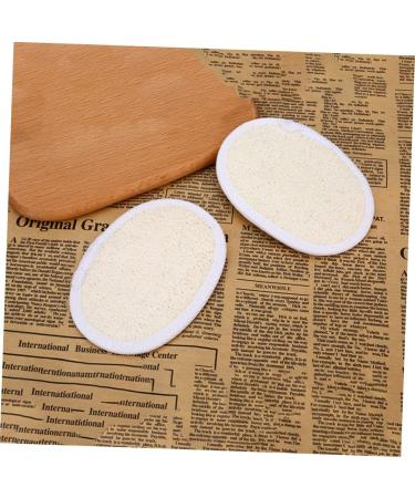 10 Pcs Natural Loofah Bath Towels & Exfoliator Pads | Eco-Friendly Shower Scrubber Sponges for Body Care - Buy Online on GoSupps.com