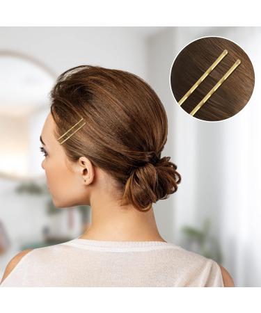 Buy 150 Wave Shape Hairpins | Gold Metal Bobby Pins Set for Girls & Children | Hair Accessories for Salons - Buy Online on GoSupps.com