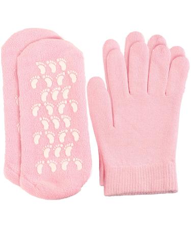 Dry Hands Foot Gel Spa Softens Cracked Silicone Foot Moisturiser Socks and Gloves for Hands Feet Overnight Hydrating Care Moisturising Gloves