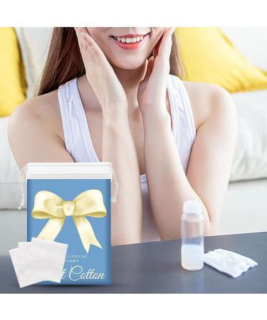 Cotton Pads for Makeup Removal Pack of 200 Wet Compress Cotton Sheets Super Fit Face Cleansing Pads Breathable Pads for Cosmetics Removal All Skin Types - Buy Online on GoSupps.com