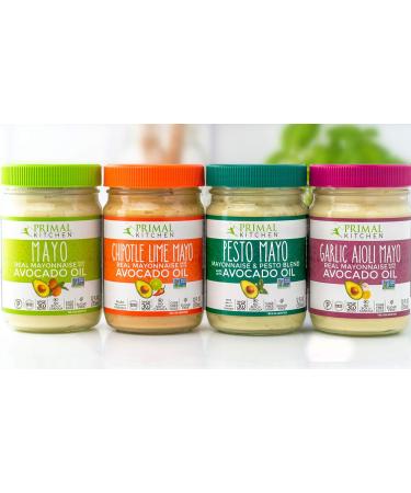 Primal Kitchen Mayo with Avocado Oil Variety Pack - Original & Chipotle Lime - Whole30, Paleo, Keto Certified - 12oz (Pack of 2) - Buy Online on GoSupps.com