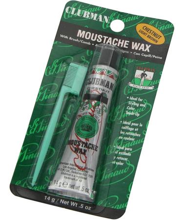 Clubman Moustache cire marron 0 50 oz (Pack de 4) - Buy Online on GoSupps.com