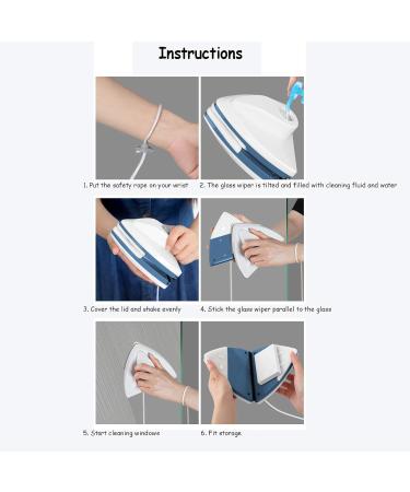 Window Cleaner Wipers Glass Cleaner Adjustable Magnet Force Wipe The Glass Artifact Household Double-Sided Wipe High-Rise Window Cleaning Artifact Glass Cleaning Wiper Cleaning - Buy Online on GoSupps.com
