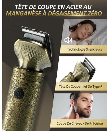 7 in 1 Men's Beard Trimmer Professional Hair Clipper T-Blade Electric Shaver Kit with LED Display USB C Rechargeable Silent Technology Waterproof Men's Body Trimmer for Gift/Salon - Buy Online on GoSupps.com