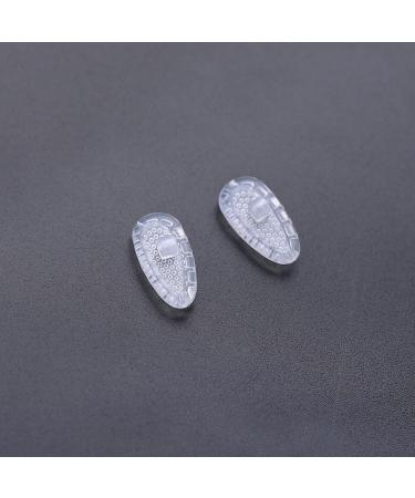Comfortable 14mm Replacement Nose Pads for Glasses & Sunglasses - Soft Silicone Anti-Slip Screwable Clear - Buy Online on GoSupps.com