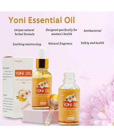 2 PCS Organic Yoni Essential Oil for Women - pH Balance, Odor Elimination & Vaginal Care - 100% Natural Serum with Chamomile - 1 fl oz - Buy Online on GoSupps.com