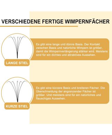 Buy 5D Eyelash Extensions - Mixed Long Fan Wicker Compartment 0.07 & 0.10 Strength C D Curl | Volume 8-15 Mix - International Shipping Available - Buy Online on GoSupps.com