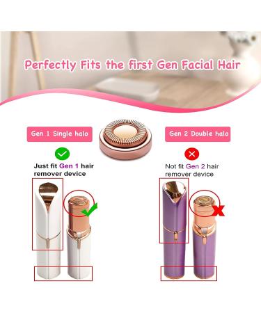 Finishing Touch Flawless Replacement Heads for Women Facial Hair Remover - Smooth and Painless Generation 1 Heads for Face Halo - Buy Online on GoSupps.com