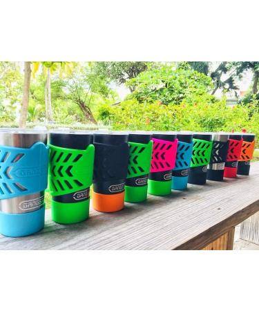 Gangster Armor Grip for 20 oz Tumblers - Silicone Handle Sleeve for Yeti, RTIC, Corkcicle Tumblers - Pink Boot Tumbler Bottom Rubber - Buy Online on GoSupps.com