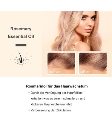 Rosemary Oil for Hair Growth | Reduce Hair Loss & Stimulate Growth | Essential Natural Care Oil - Buy Online on GoSupps.com