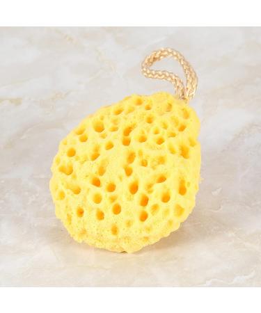 Shower Sponge Soft Hydrophilic Bath Sponge 4 Colors Beauty Soft Sponge Body Shower Spa Exfoliator Washing Cleansing Scrubber Bath Ball (Yellow) - Buy Online on GoSupps.com