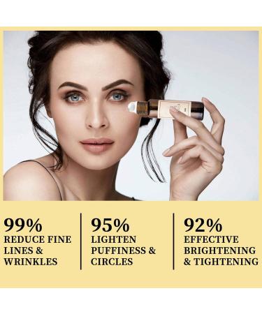  homomdy Eye Essence Oil Roller Ball Anti-Aging Roller Pen for Bags Puffiness and Wrinkles Deep Hydration Useful for Easy Application Invigorates Fatigue and Reduces Dark Circles (1 Piece) - Buy Online on GoSupps.com