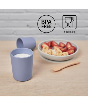 2-Pack Silicone Baby Cup for Toddlers - BPA/Phthalate Free & Shatterproof (Green) - Buy Online on GoSupps.com